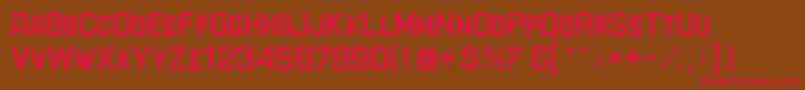 Azureon Font – Red Fonts on Brown Background