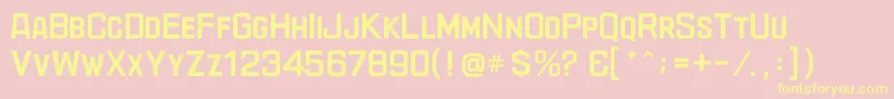En savoir plus sur la police Azureon Police Azureon – polices jaunes sur fond rose