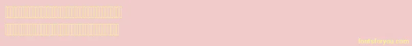 fuente AhmedOutline – Fuentes Amarillas Sobre Fondo Rosa