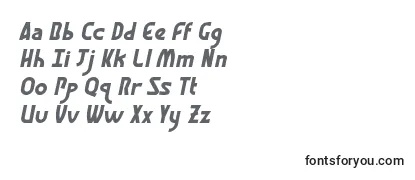 Обзор шрифта GraphismeItalic