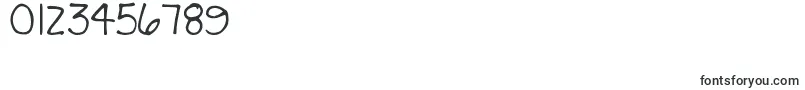 DjbSandraDee Font – Fonts for Numbers and Digits