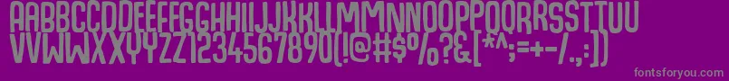 Weitere Informationen zur HogfishDemo-Schriftart HogfishDemo-Schriftart – Graue Schriften auf violettem Hintergrund