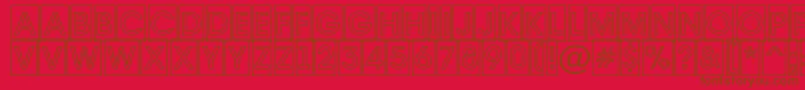 AAvantetitulcmotlBold Font – Brown Fonts on Red Background