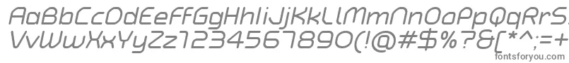 Шрифт TypoAngularRoundedItalicDemo – серые шрифты