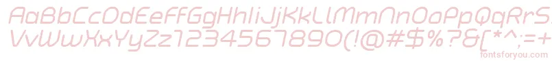 フォントTypoAngularRoundedItalicDemo – ピンクのフォント