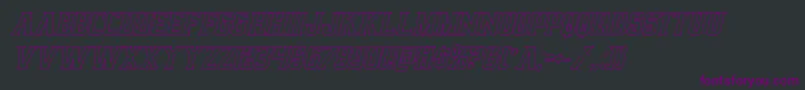 Earthrealmoutital Font – Purple Fonts on Black Background