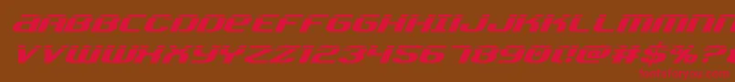 Teamamericalaser Font – Red Fonts on Brown Background