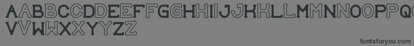 SubmitToFaith Font – Black Fonts on Gray Background