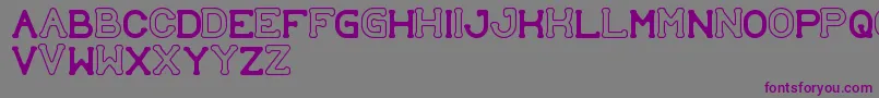 SubmitToFaith Font – Purple Fonts on Gray Background