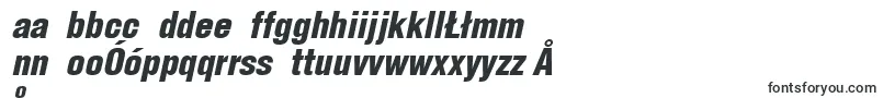 HelveticaLtCondensedBlackOblique Font – Polish Fonts