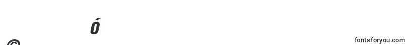 Police HelveticaLtCondensedBlackOblique – polices turkmènes