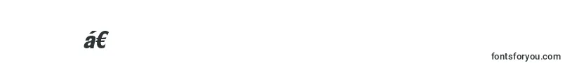 Шрифт HelveticaLtCondensedBlackOblique – бирманские шрифты