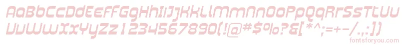 PlasmaticaExtItalic Font – Pink Fonts