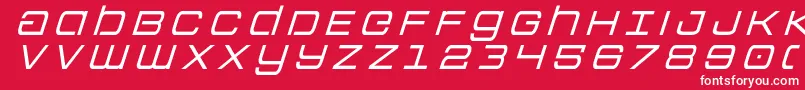 Weitere Informationen zur Colonymarinestitleital-Schriftart Colonymarinestitleital-Schriftart – Weiße Schriften auf rotem Hintergrund