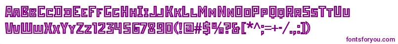 StenberginlineitcTt-Schriftart – Violette Schriften