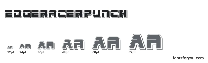 Edgeracerpunch Font Sizes