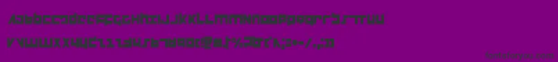 FlightCorpsCondensed Font – Black Fonts on Purple Background