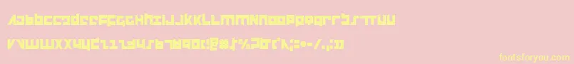 FlightCorpsCondensed Font – Yellow Fonts on Pink Background