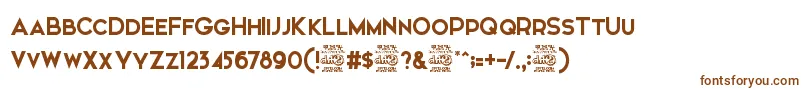 ElkwoodFree Font – Brown Fonts on White Background