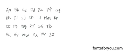 Emileehandwriting Font