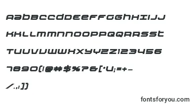  Nextwaveboldital font