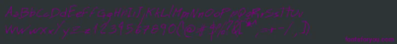 Mtmasn Font – Purple Fonts on Black Background