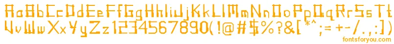 AngklungRegular Font – Orange Fonts