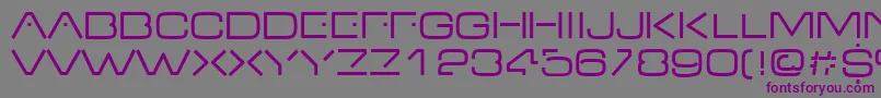 Vdub Font – Purple Fonts on Gray Background