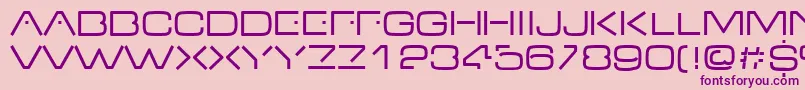 Vdub Font – Purple Fonts on Pink Background