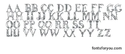 Schriftart Lettersanimales
