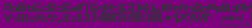 Шрифт Trackmania – чёрные шрифты на фиолетовом фоне
