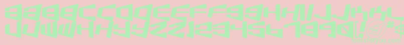 More about Beamship Font Beamship Font – Green Fonts on Pink Background