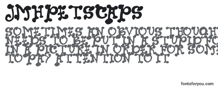 Обзор шрифта JmhPetsCaps (114036)