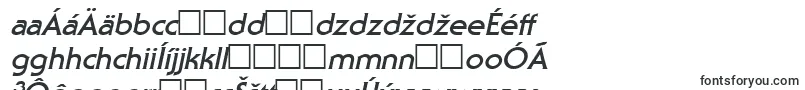 Шрифт StaidBoldItalic – словацкие шрифты