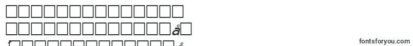 フォントStaidBoldItalic – 中国の文字（簡体字）