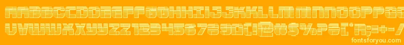 More about Supersubmarinechrome Font Supersubmarinechrome Font – Yellow Fonts on Orange Background
