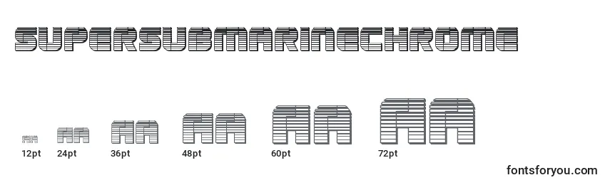 Supersubmarinechrome Font Sizes