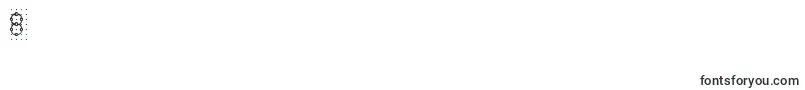 フォントPindownp – フォント数字8
