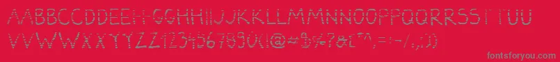 DarbogGradient Font – Gray Fonts on Red Background