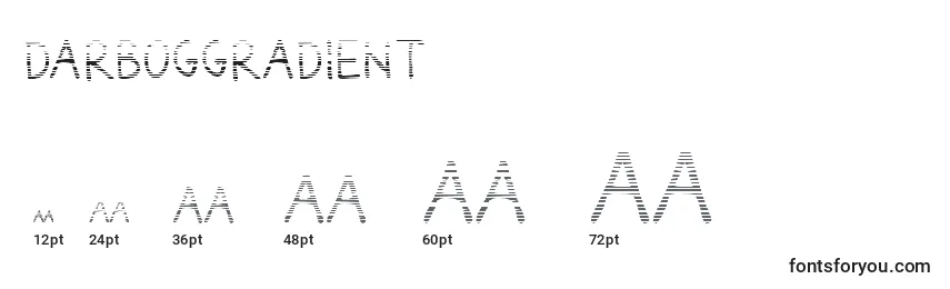 DarbogGradient Font Sizes