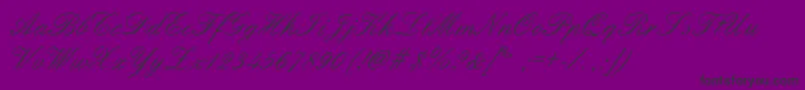 GeFormality-Schriftart – Schwarze Schriften auf violettem Hintergrund