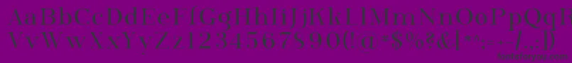 フォントPhosph09 – 紫の背景に黒い文字