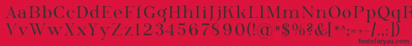 Phosph09 Font – Black Fonts on Red Background