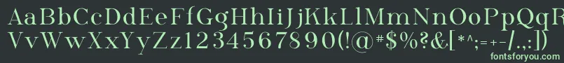 フォントPhosph09 – 黒い背景に緑の文字