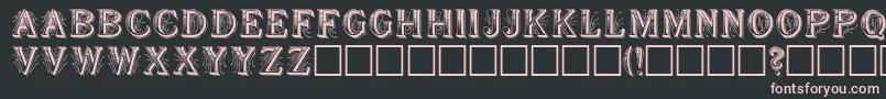 More about ShowboatRegular Font ShowboatRegular Font – Pink Fonts on Black Background