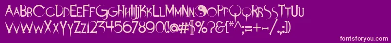 Más sobre la fuente Demonsanddarlings fuente Demonsanddarlings – Fuentes Rosadas Sobre Fondo Morado