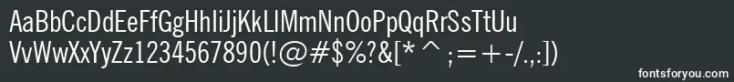 NewsGothicCondensedBt Font – White Fonts