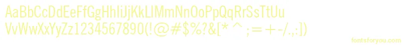 NewsGothicCondensedBt Font – Yellow Fonts