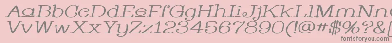 Whacuwi Font – Gray Fonts on Pink Background