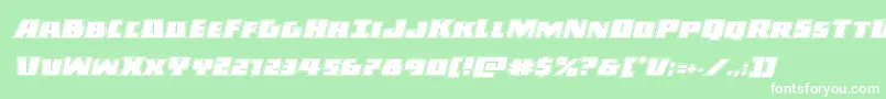 Darkallianceacadital Font – White Fonts on Green Background